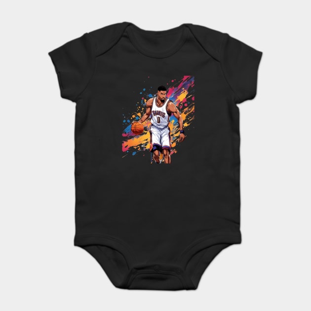basketball bro Baby Bodysuit by animegirlnft